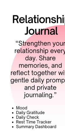 Relationship Journal screenshot