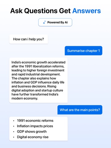 ChatPDF AI - Ask TLDR Summary iPad screenshot