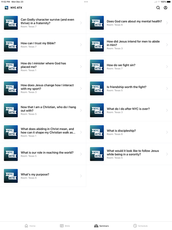 CO NYC ATX iPad screenshot 2 - Education app