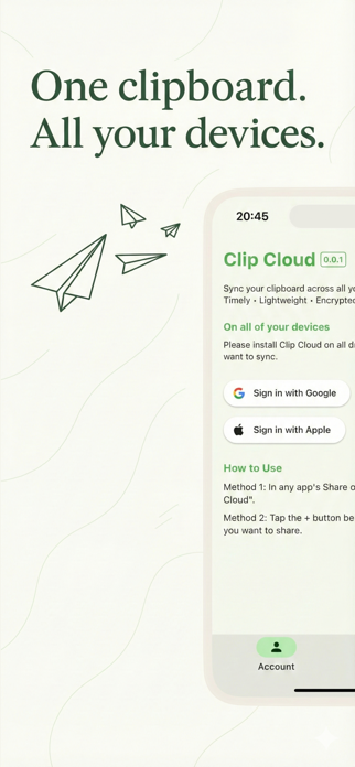 Clip Cloud - Clipboard Sync Screenshot 2 of 3