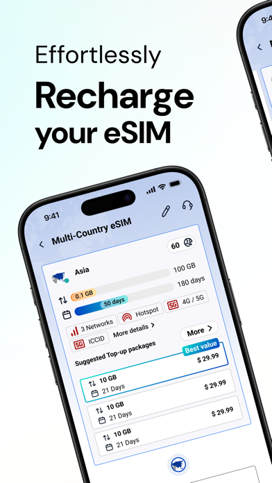 BeachSIM - Global travel eSIM iPhone screenshot 7 - Travel app