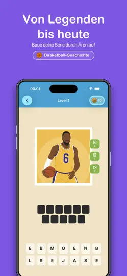 Screenshot von BBall IQ auf dem iPhone 6
