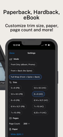 Book Cover Maker: BookFrame AI screenshot