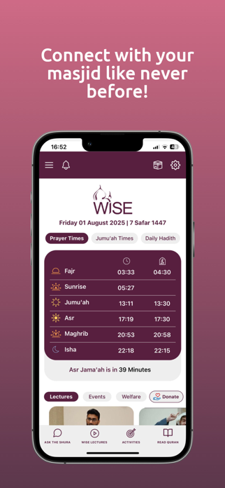 WISE Masjid Screenshot 1 of 5