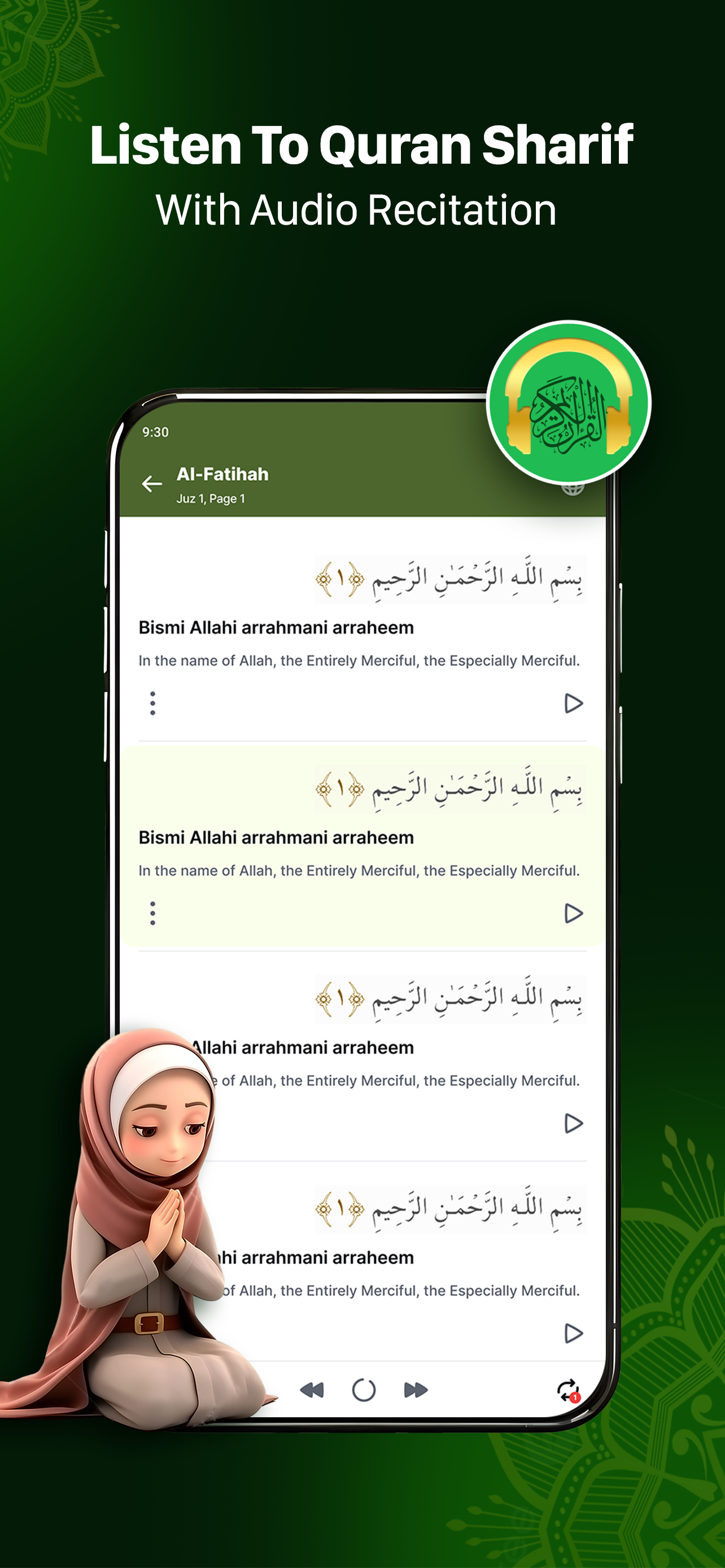Holy Quran & Prayer for Muslim screenshot 2