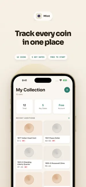 Coin Catalog Tracker - Mint screenshot 1