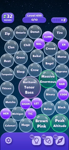 Merge Bubbles - Word Game Screenshot 1 of 3