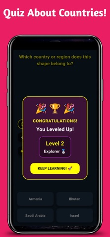 Countries of World - Quiz Game iPhone screenshot