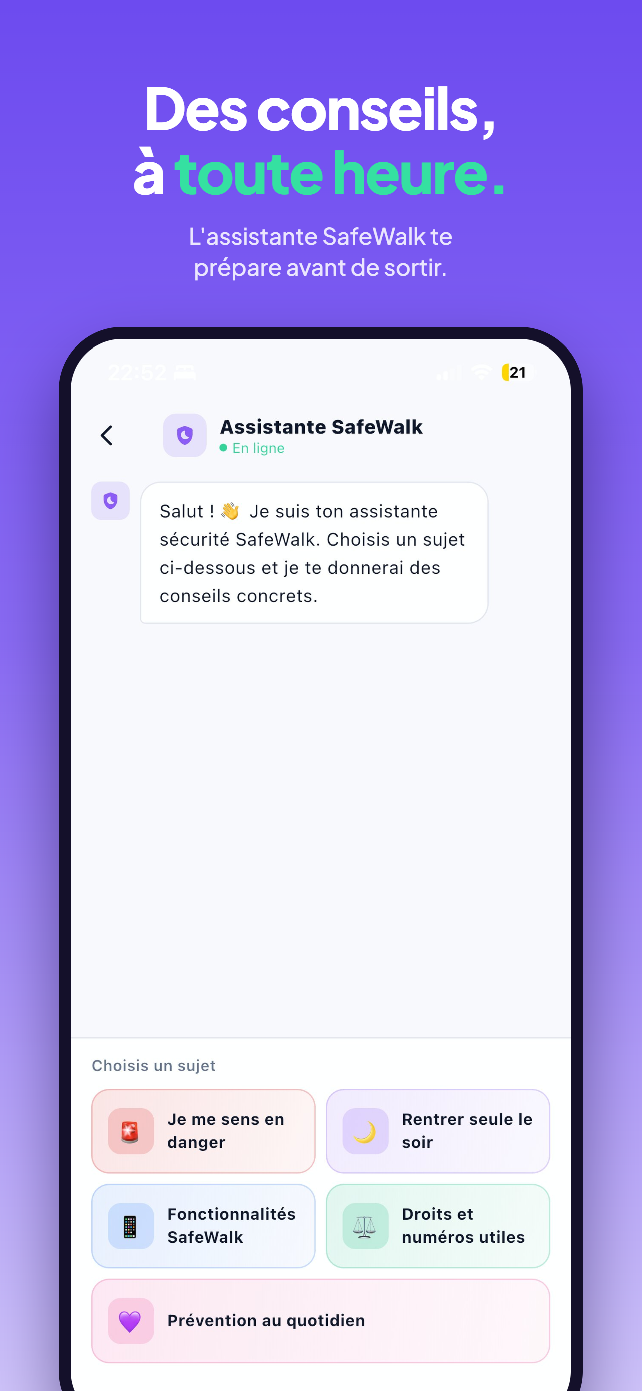 SafeWalk  - Sécurité piétonne screenshot 6