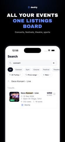 Devirly: Event Classifieds 스크린샷 3