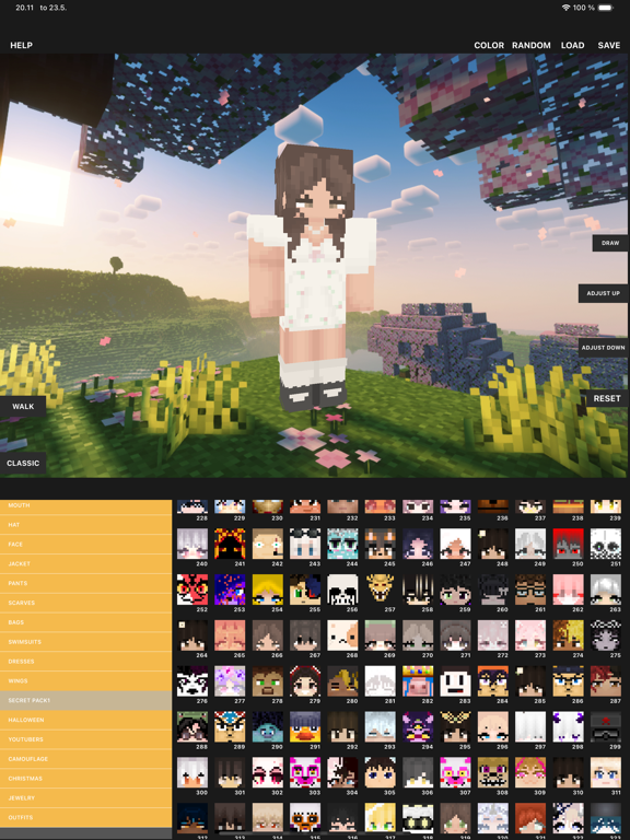 Custom Skin Creator HD iPad screenshot 4 - Entertainment app