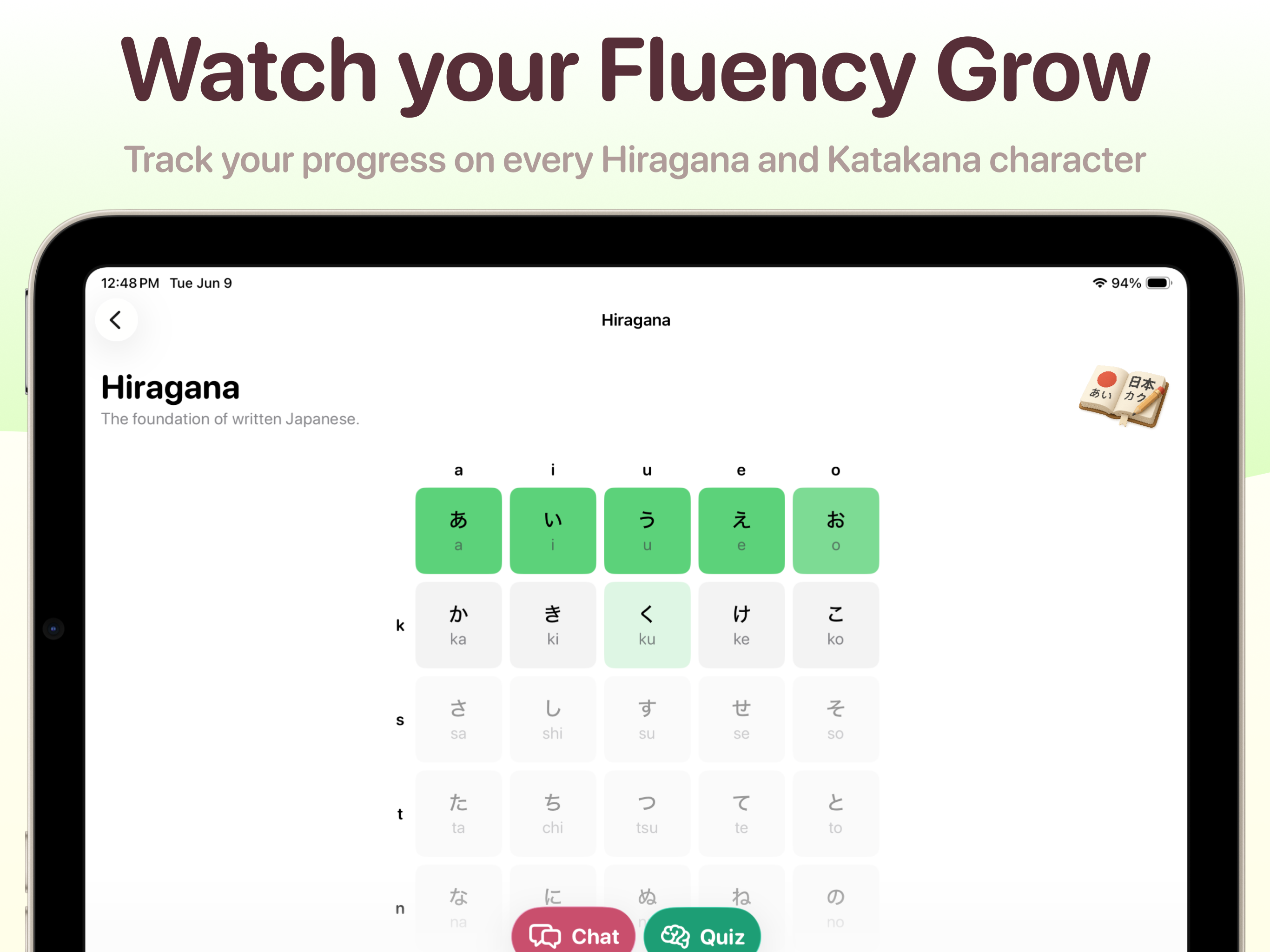 Type & Learn Japanese - Chatto