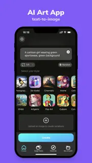 artgo - ai art generator iphone screenshot 1