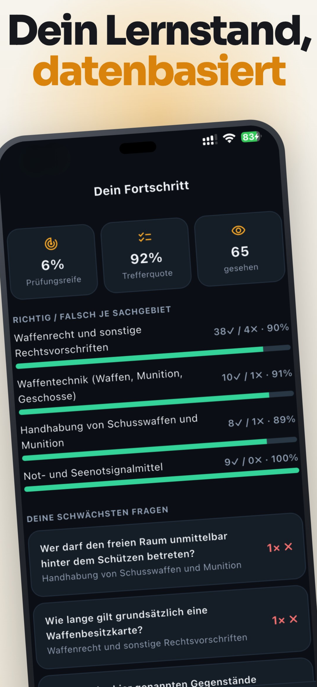 Waffensachkunde §7 Prüfung screenshot 4