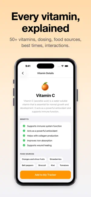VitaminHelper: Vitamin Tracker screenshot 4