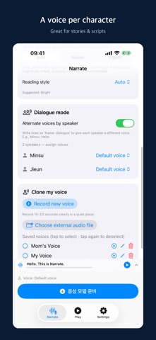 Narrate - My Voice Screenshot 4 of 9