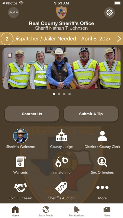 Real County Sheriff's Office Screenshot