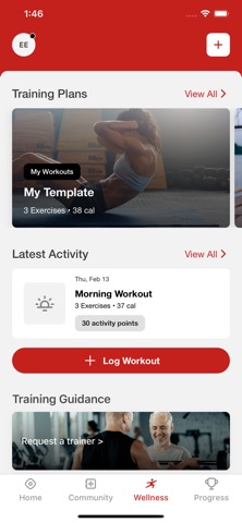 Grind Fitness. iPhone screenshot