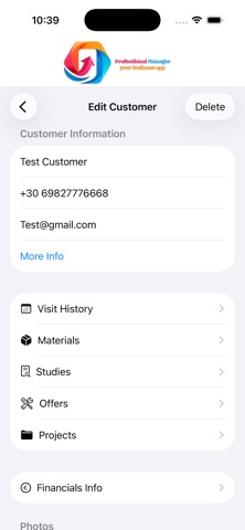 ProfessionalManager screenshot
