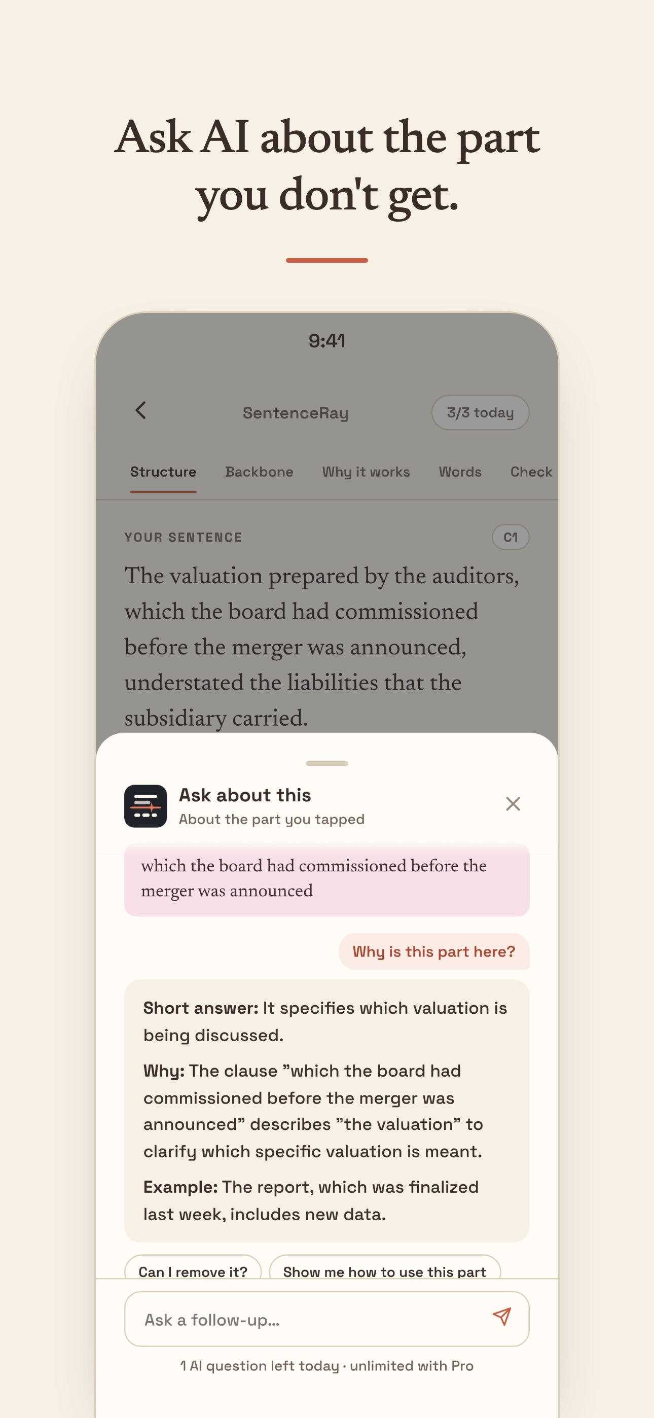 Screenshot 4 of SentenceRay: English Sentences