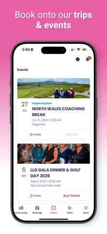 Ladies Love Golf iPhone screenshot