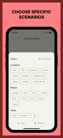 Cussin' Roulette screenshot