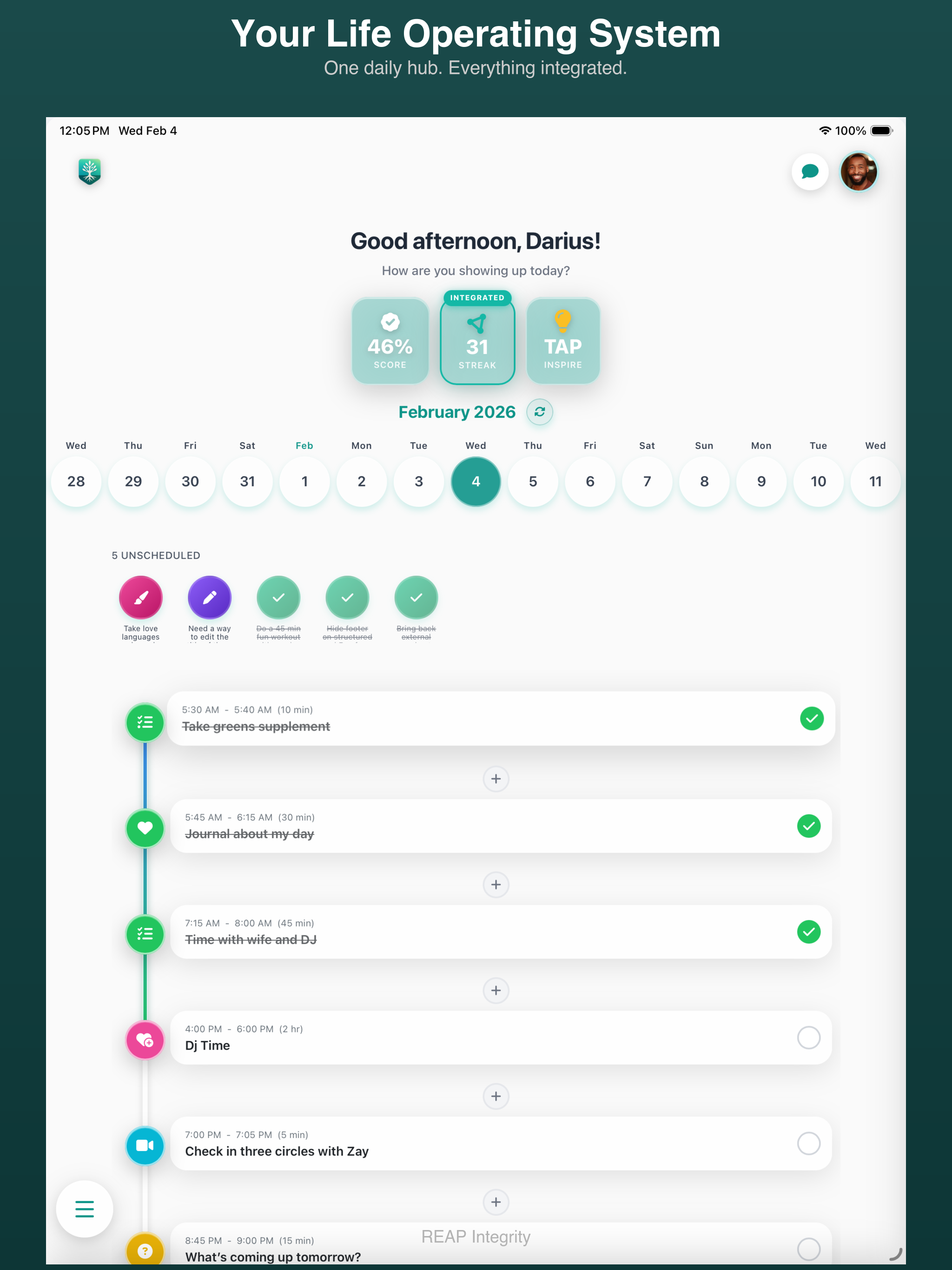 REAP Integrity App