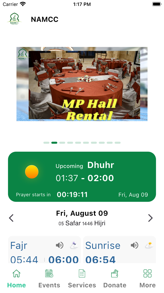 #1. NAMCC (iOS) Podle: Swaleha Inamdar