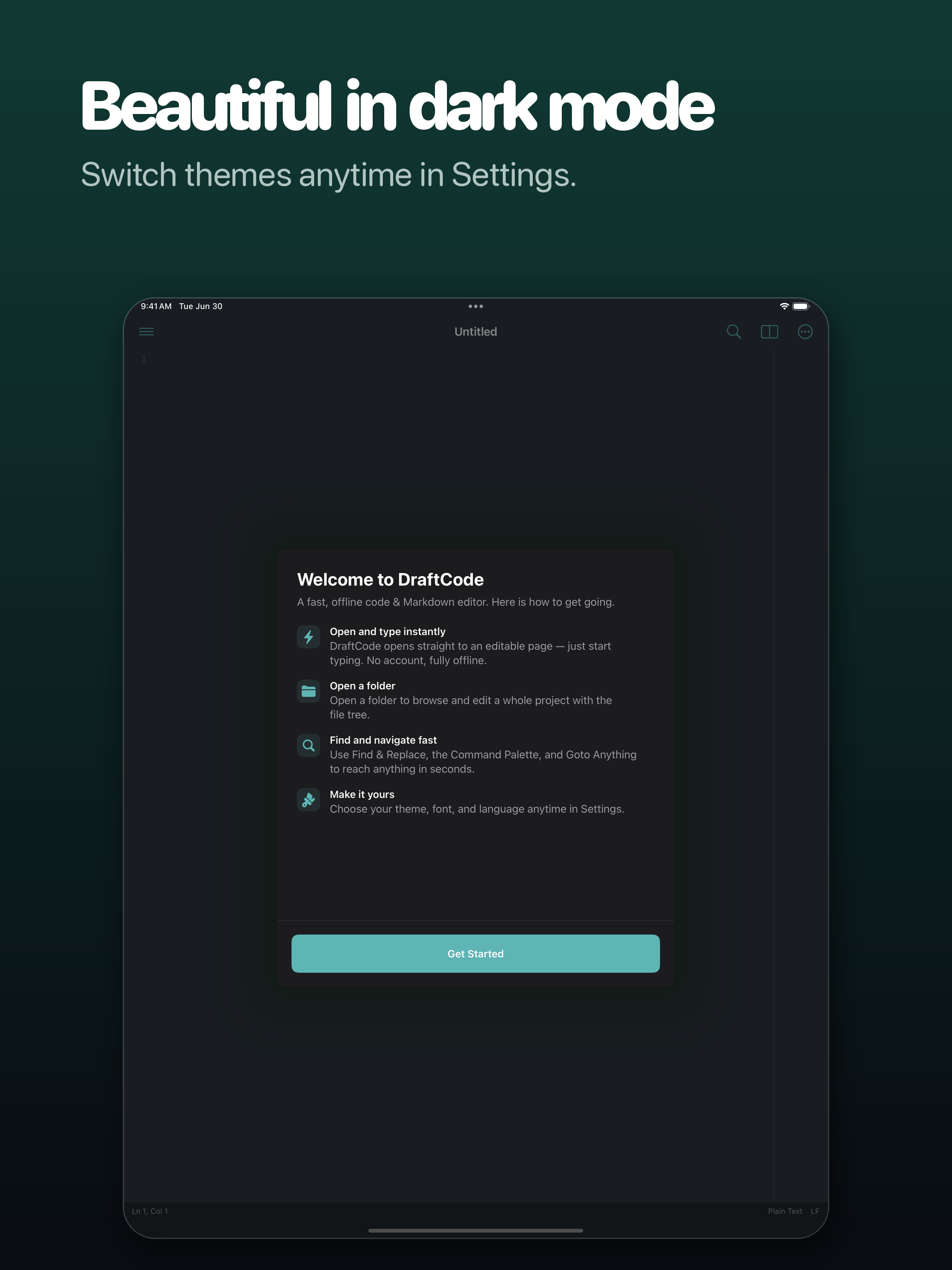 DraftCode: Code Editor screenshot 8