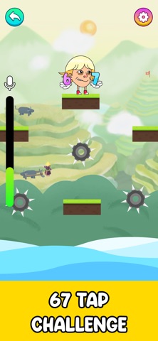 67 Tap Challenge: Funny Game iPhone screenshot
