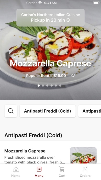 Carino's Northern Italian