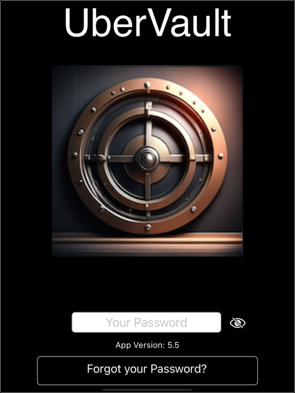 UberVault iPad screenshot 1 - Productivity app