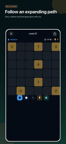 IslandInk: Nurikabe Daily screenshot 3