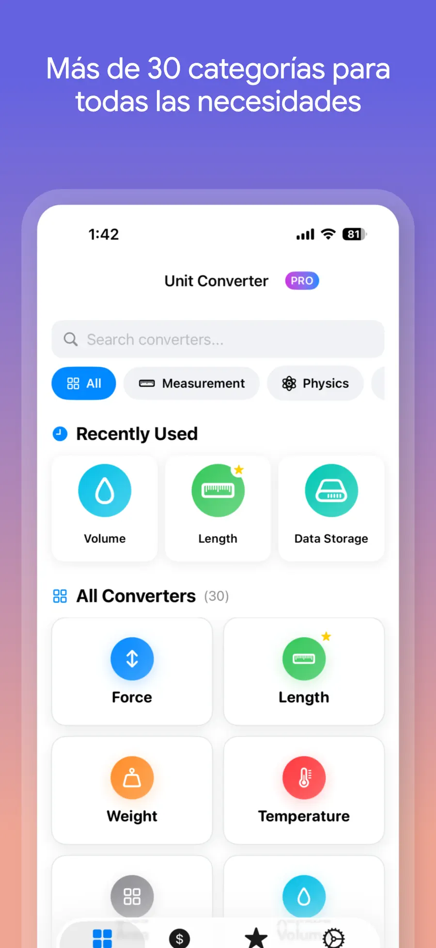 Unit Converter Max screenshot 2