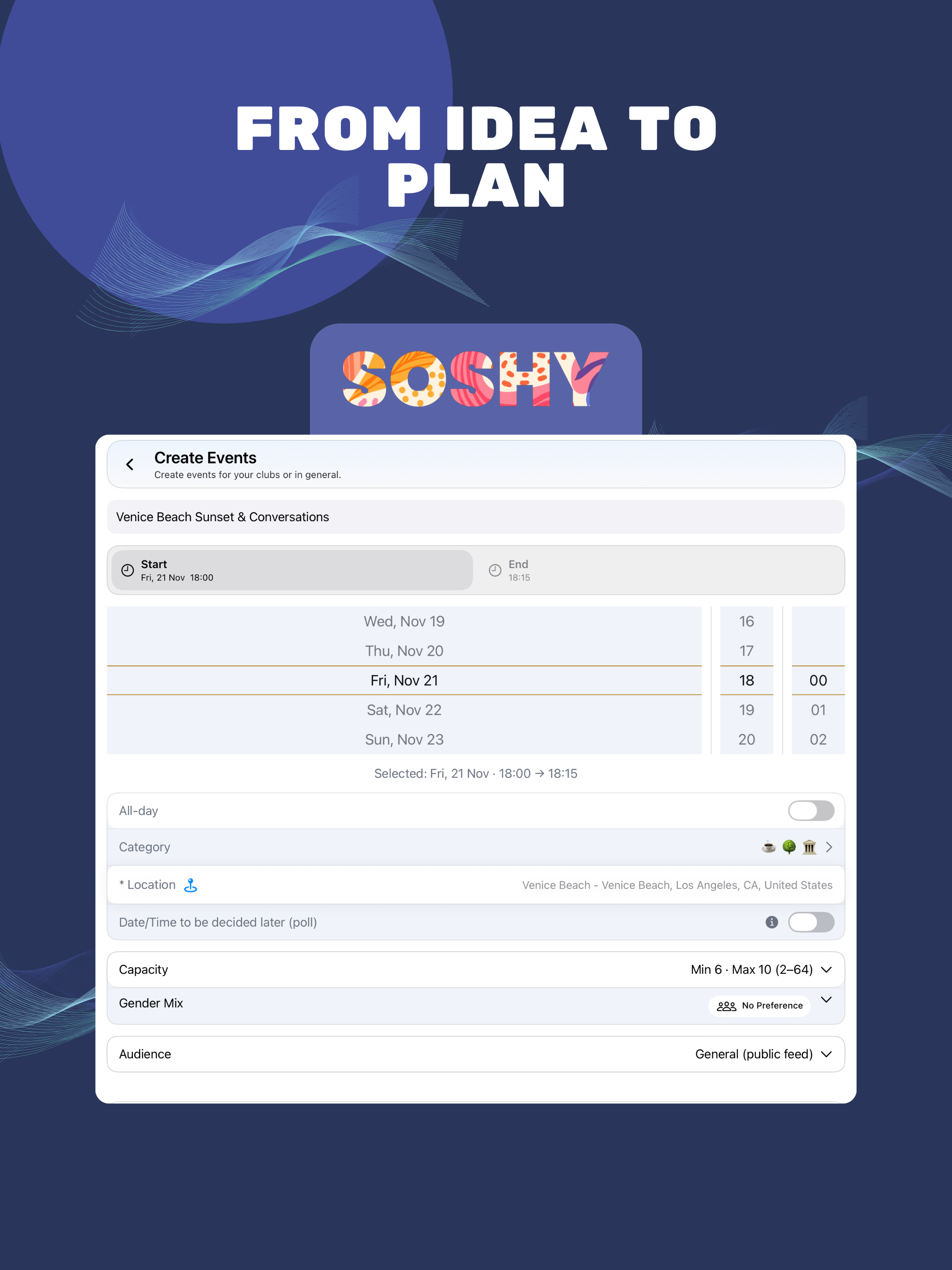 Soshy - Events & Clubs screenshot 14