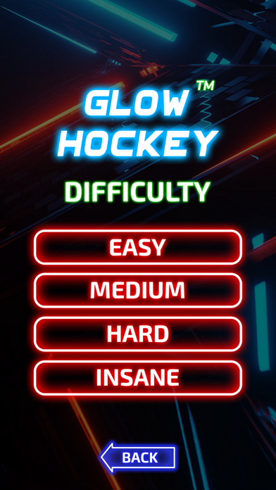 Screenshot #2 pour Glow Hockey Neon Challenge