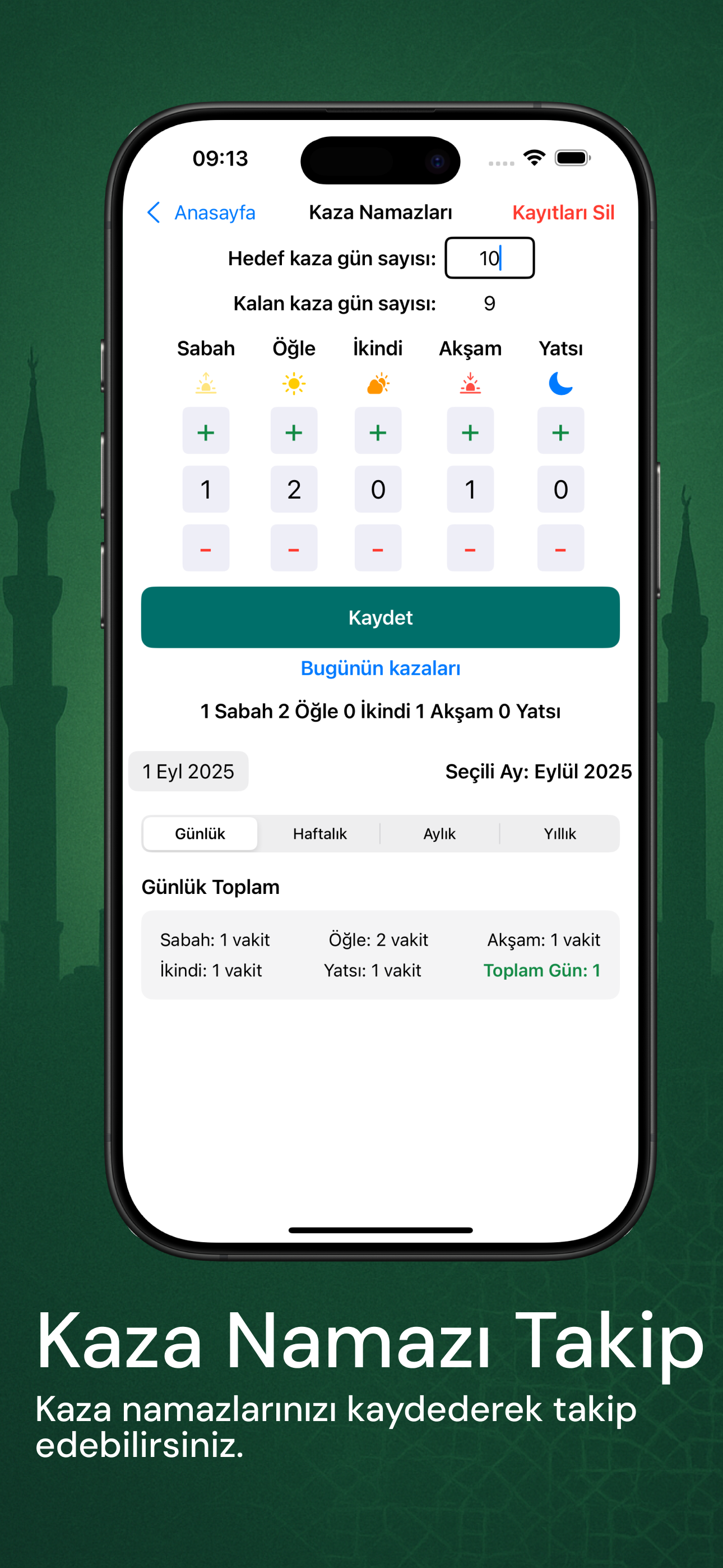 İbadet Günlüğüm-Nafile İbadet