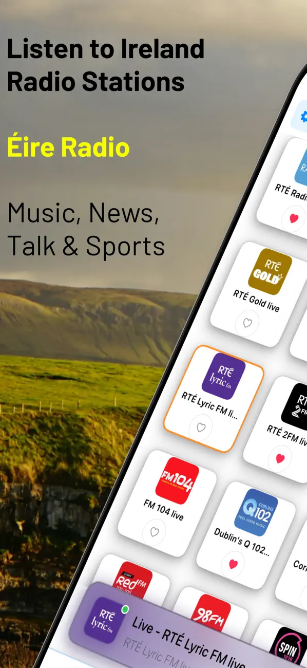 Screenshot #1 pour Irish Radio – Éire Stations