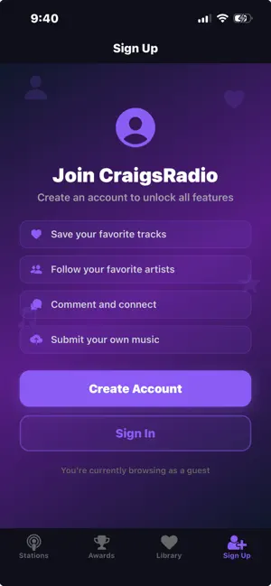 CraigsRadio screenshot 2