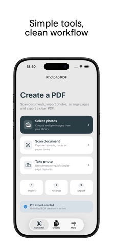 照片转PDF：图片转换器 screenshot