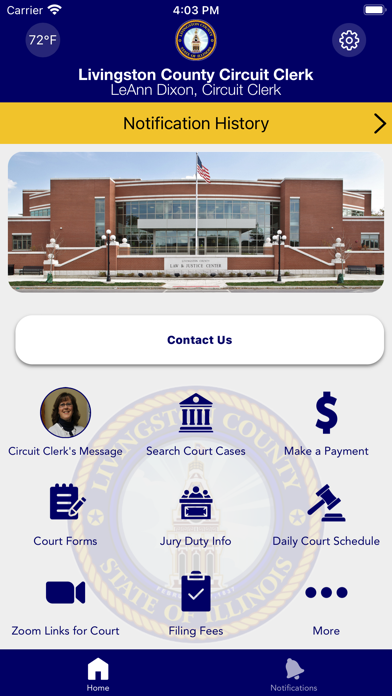 Livingston Co Circuit Clerk Screenshot
