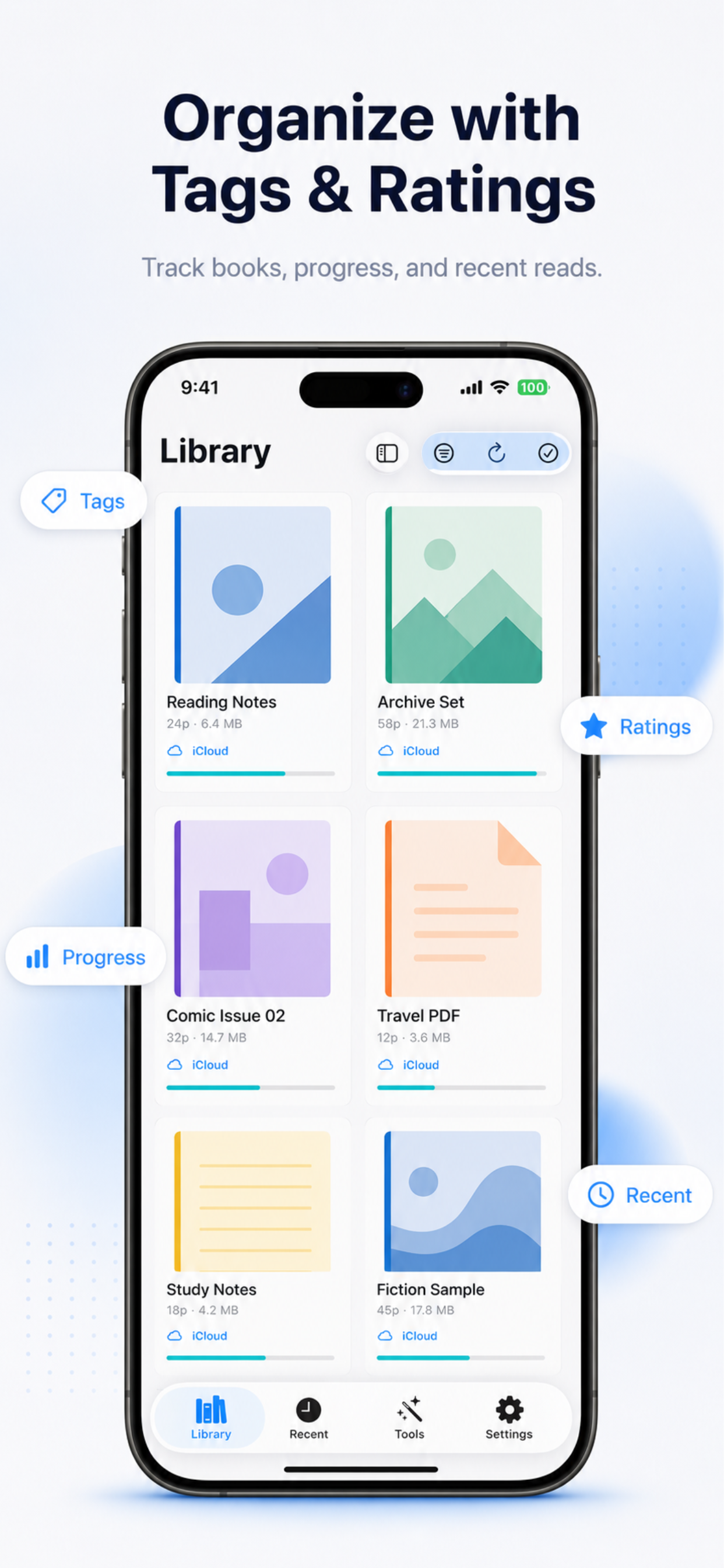 BiblioFuse Reader & Compress screenshot 2