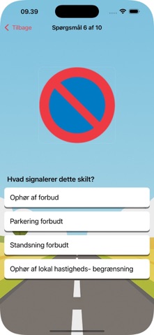Vejskilte screenshot 2