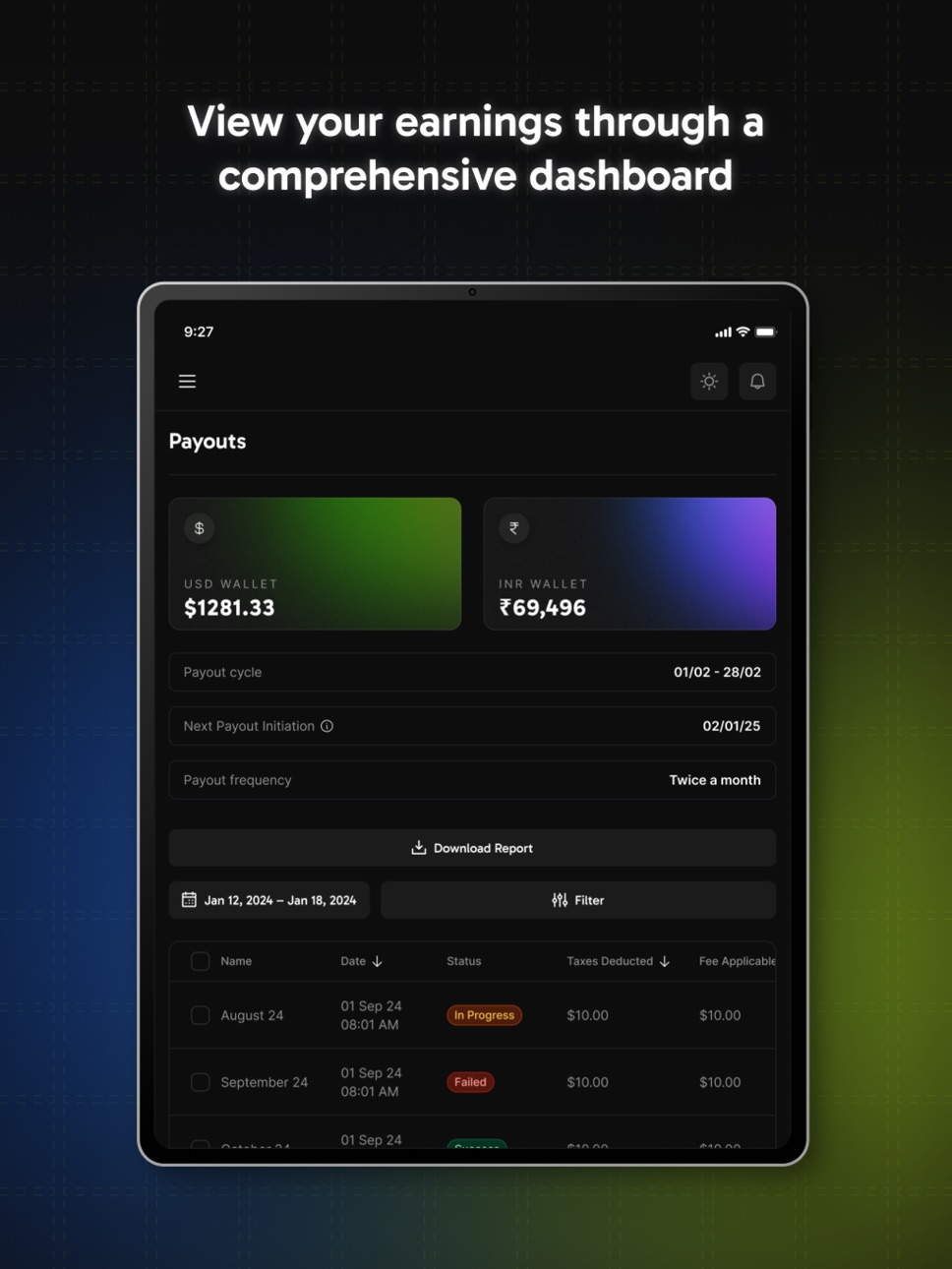 iPad screenshot