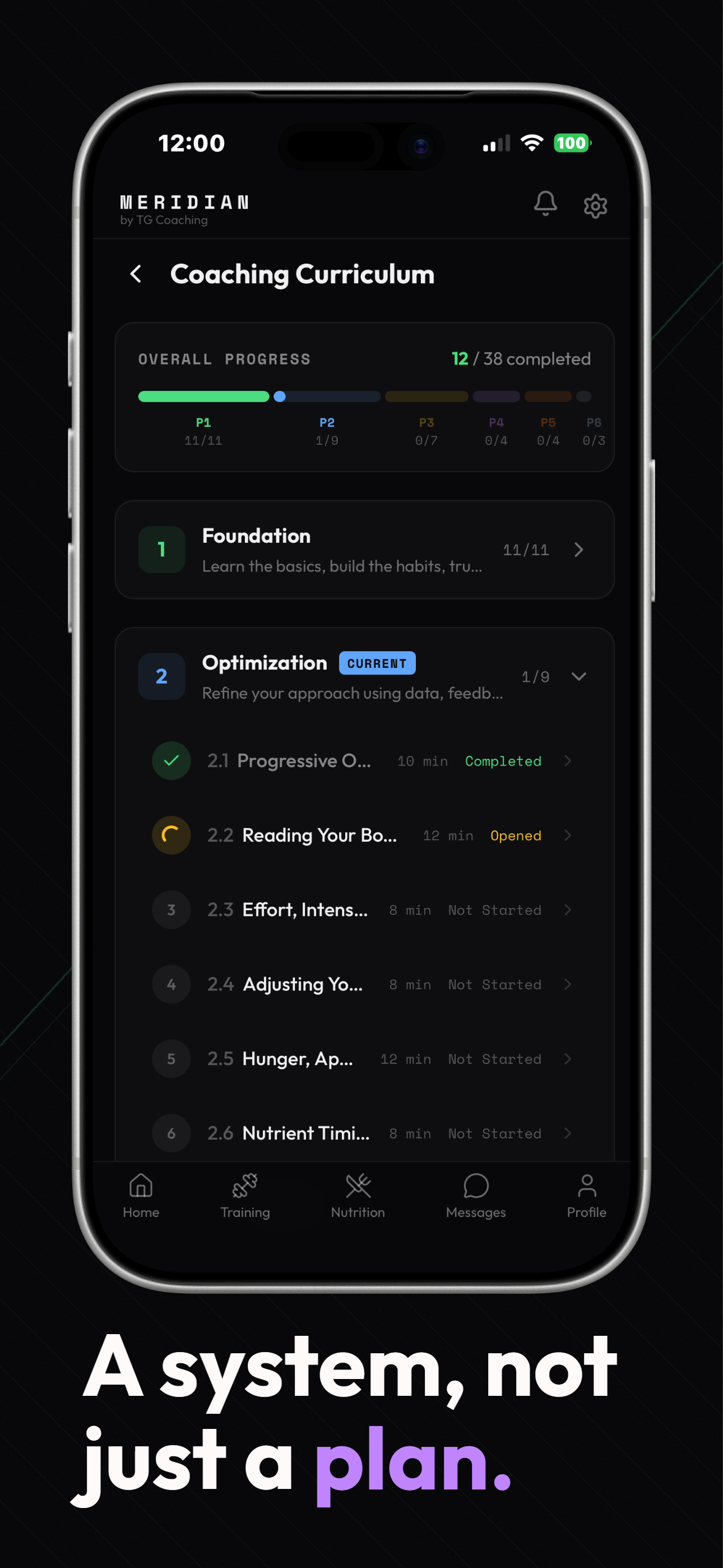 Meridian - Coaching