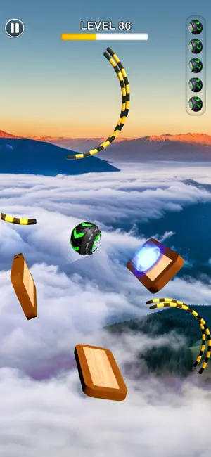 Rolling Ball Sky Escape screenshot 2