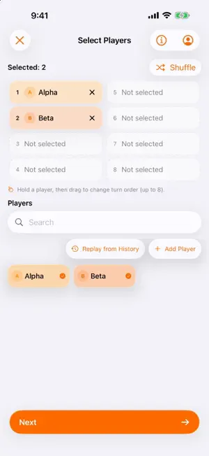MolSuko: Mölkky Scoreboard screenshot 2