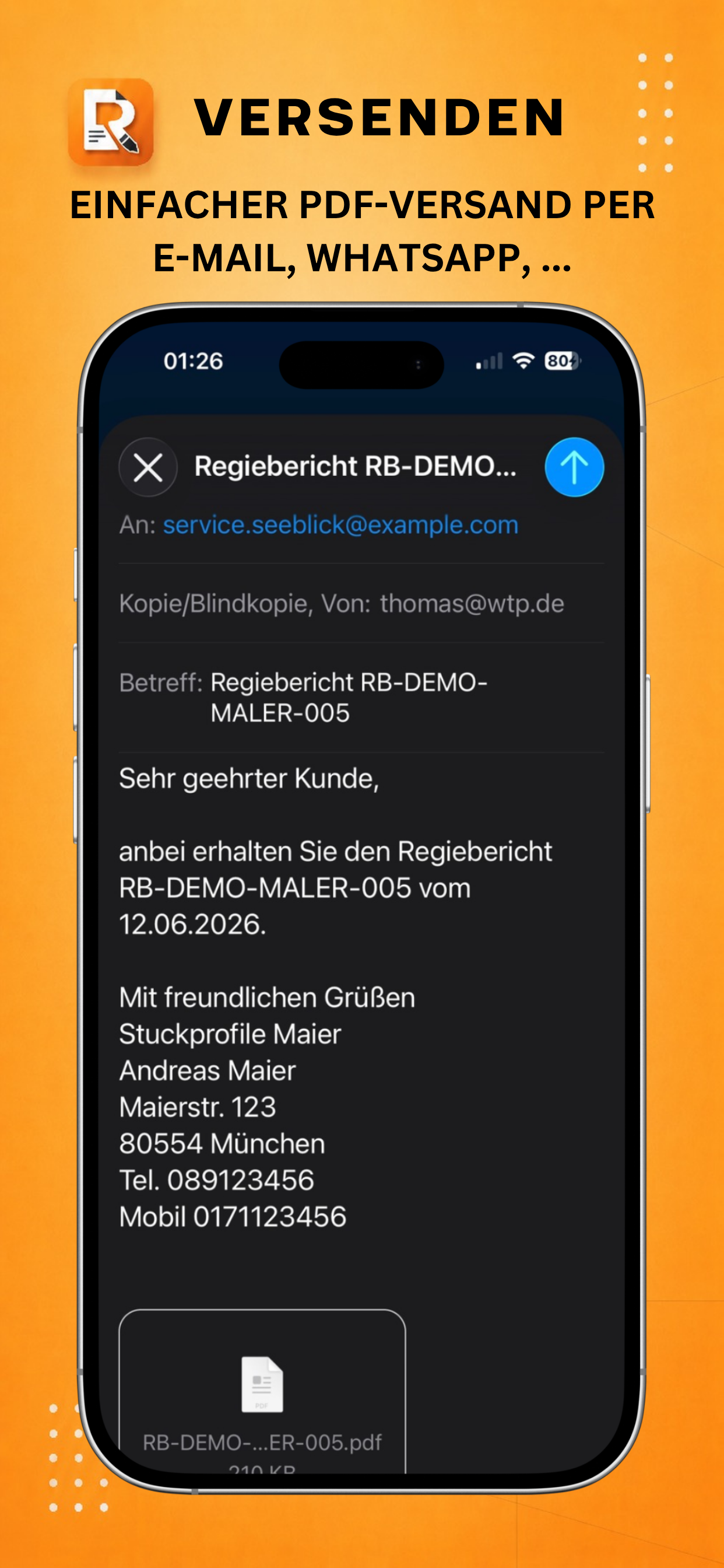 Regiebericht screenshot 9