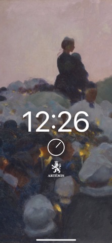 Artémis - Fine Art Clock screenshot