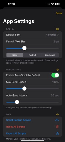Teleprompter — Video & Mirror screenshot